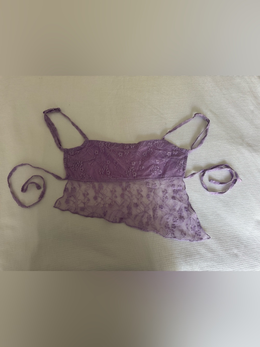 Edikted Lilac Lace Cami Slip